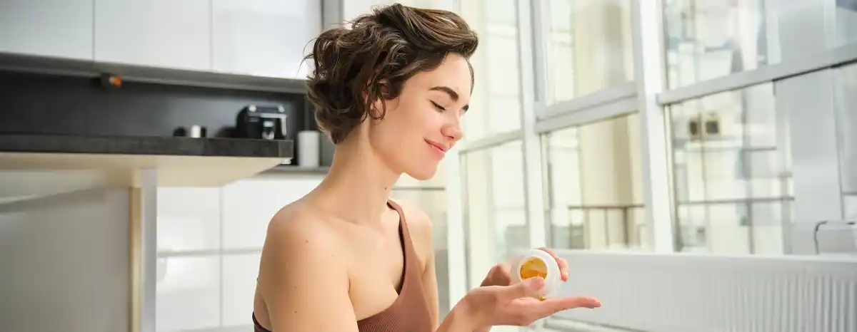 ice cubes facial skincare routine female czech bathroom morning