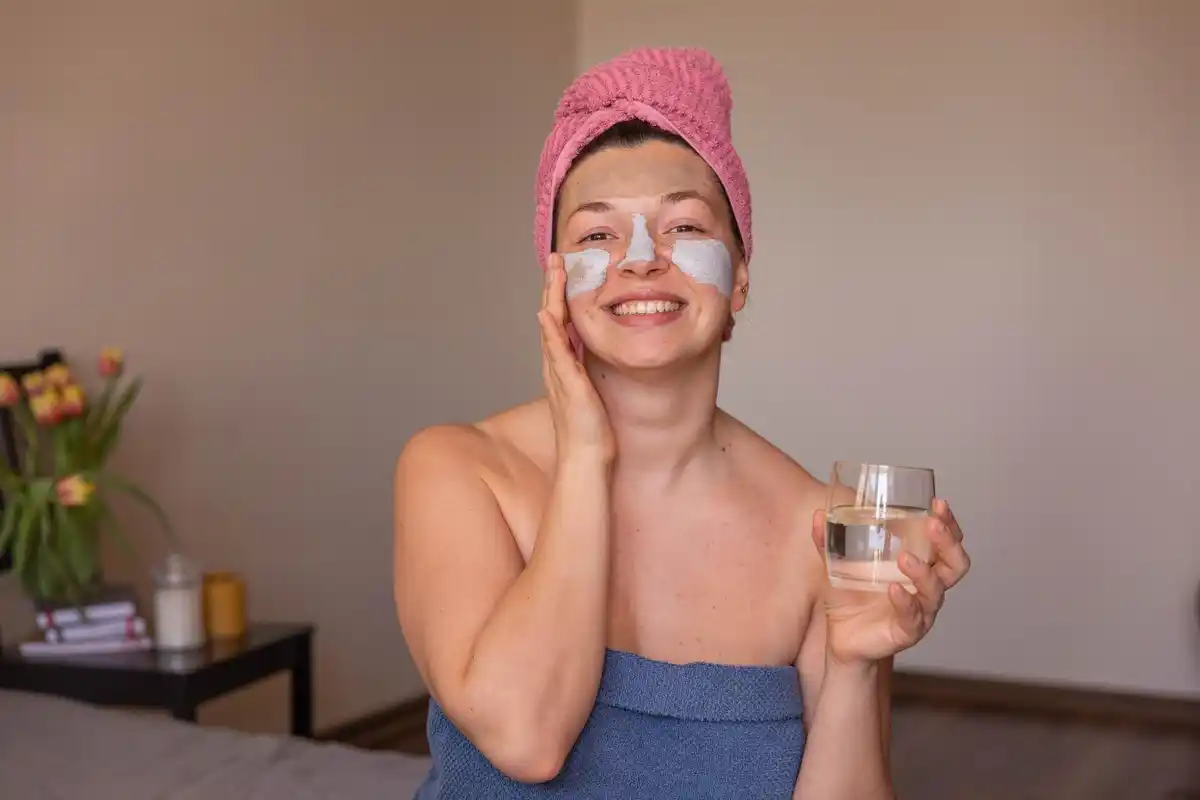 potato honey DIY face mask at home czech mature woman