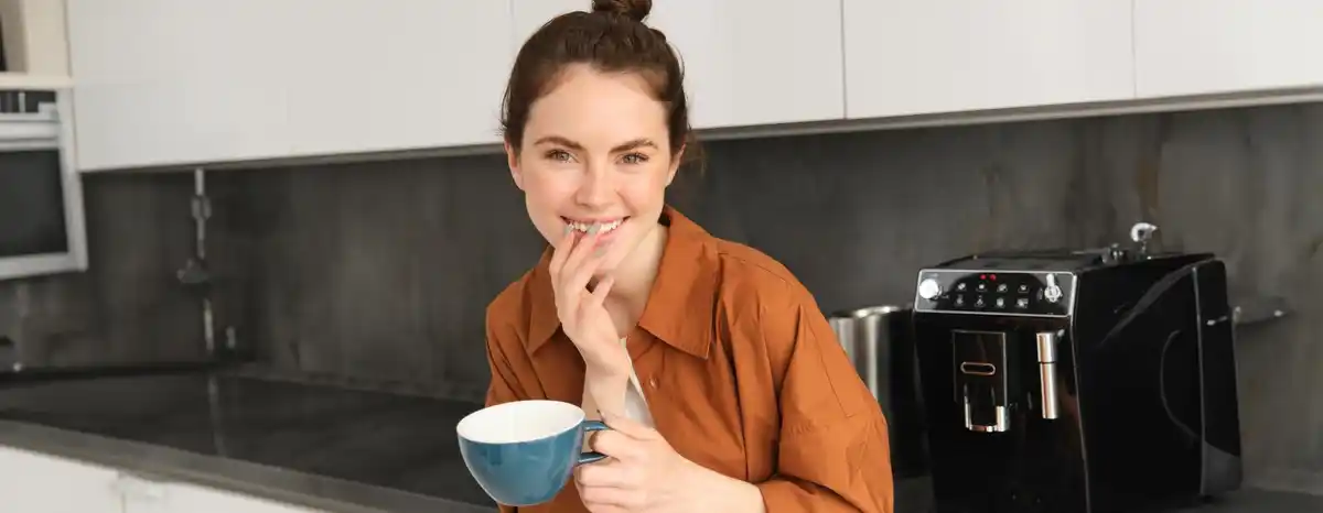 coffee grounds deodorizer fridge modern Czech kitchen