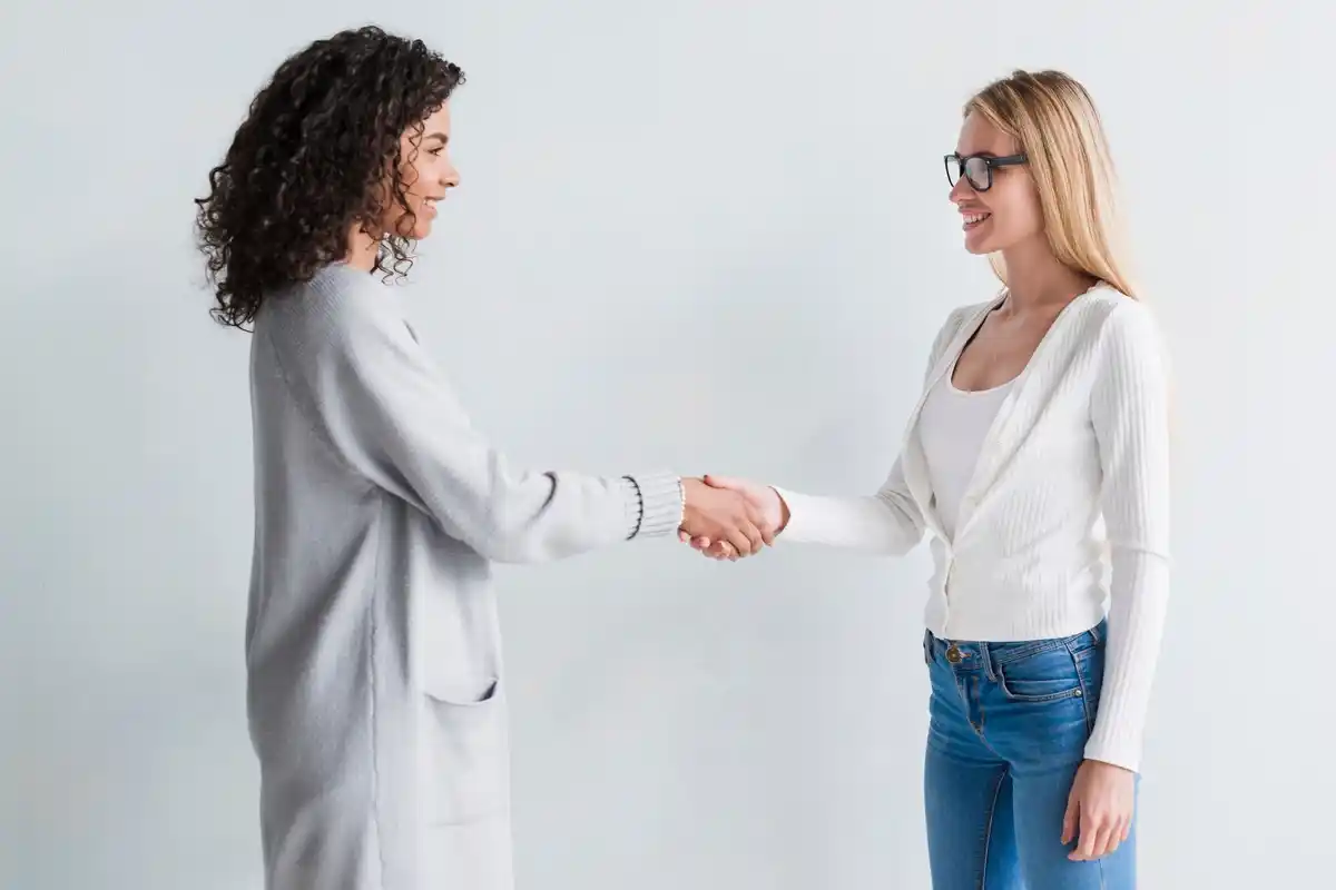 people sincerely apologizing handshake czech context