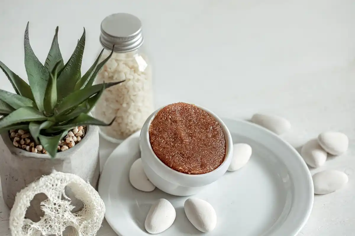 Czech homemade coffee grounds scrub skin care bathroom