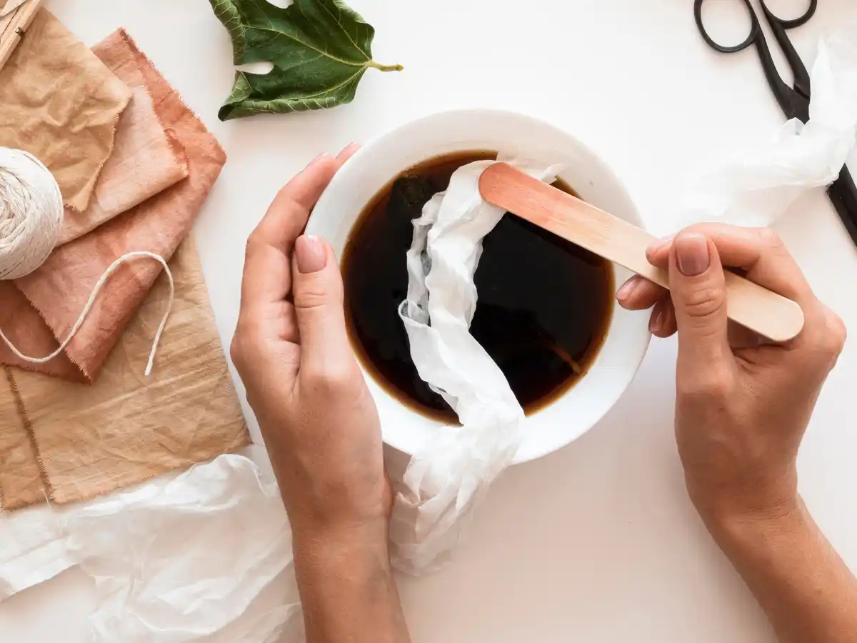 coffee scrub home kitchen hands application Czech style