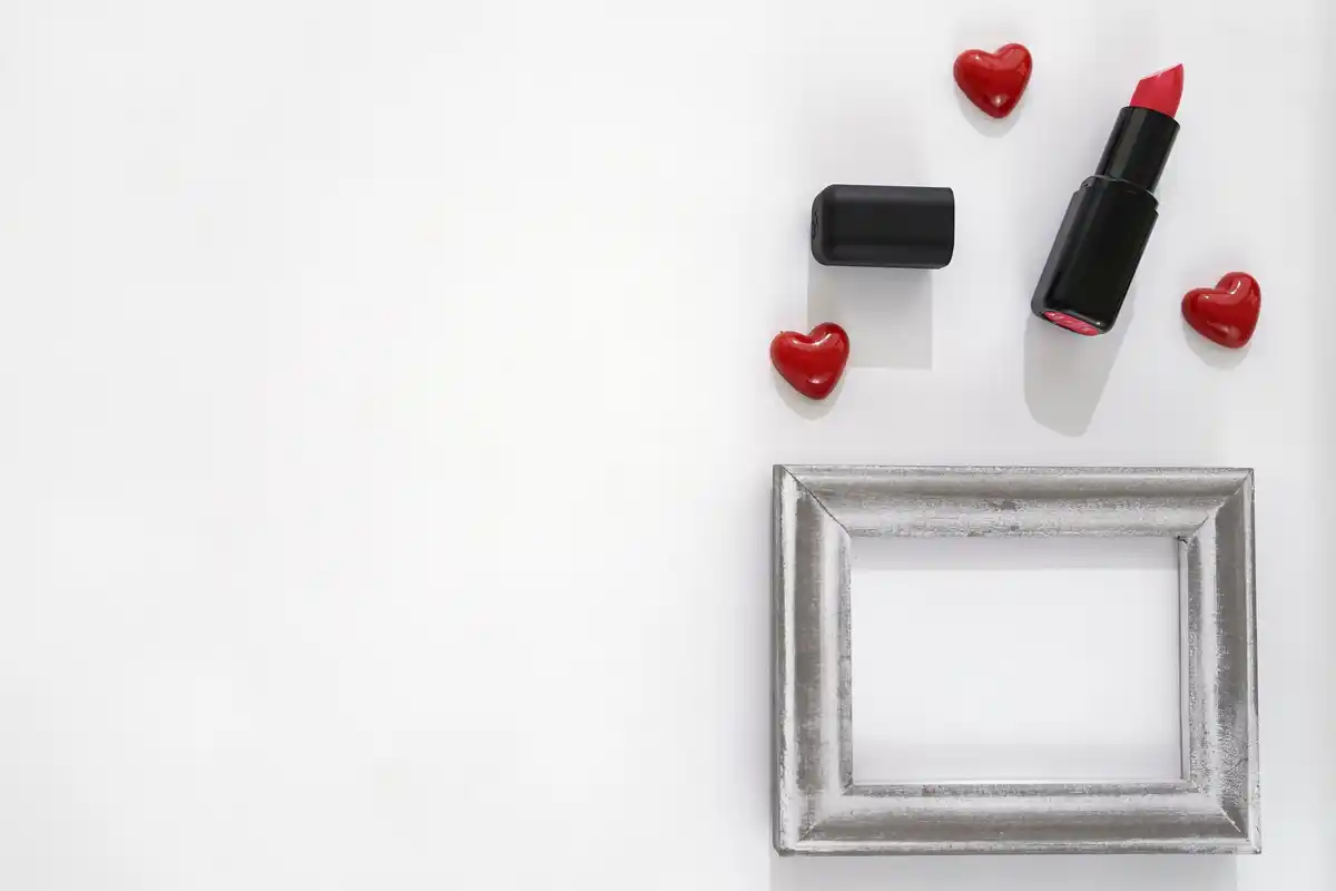 old makeup creative flatlay