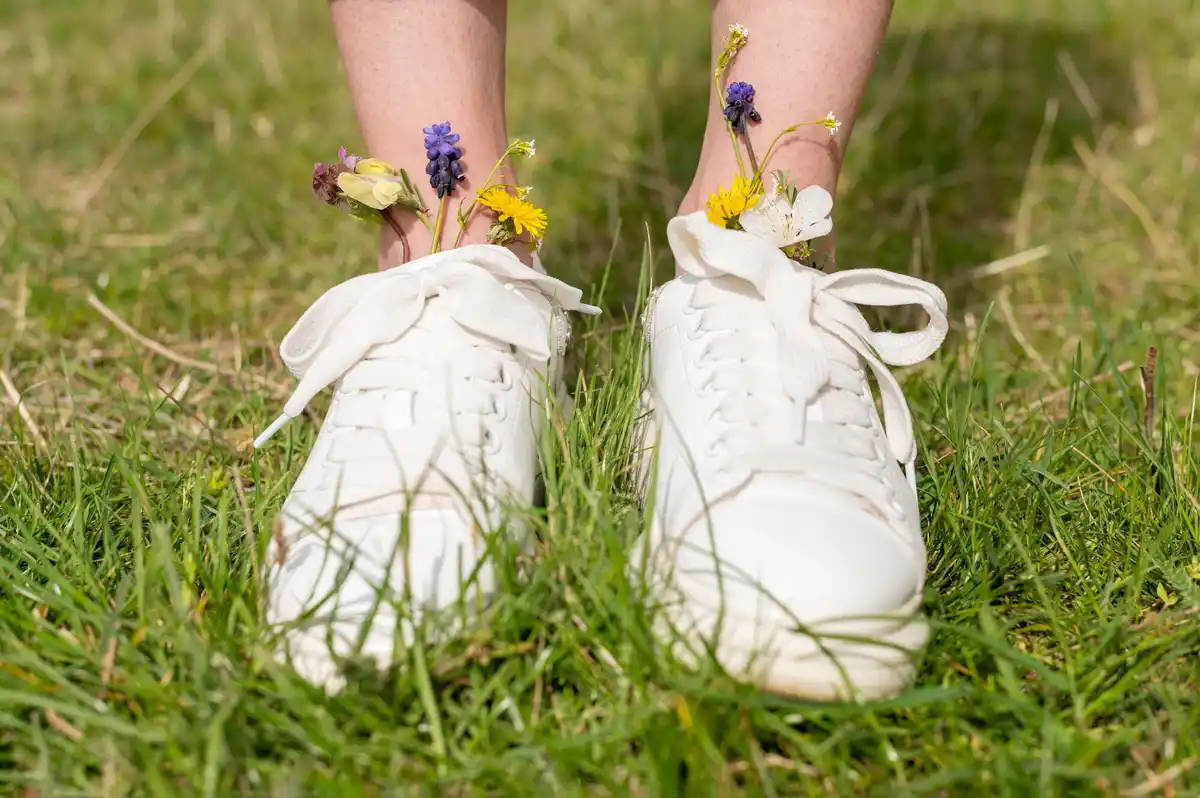 old sneakers garden upcycling europe
