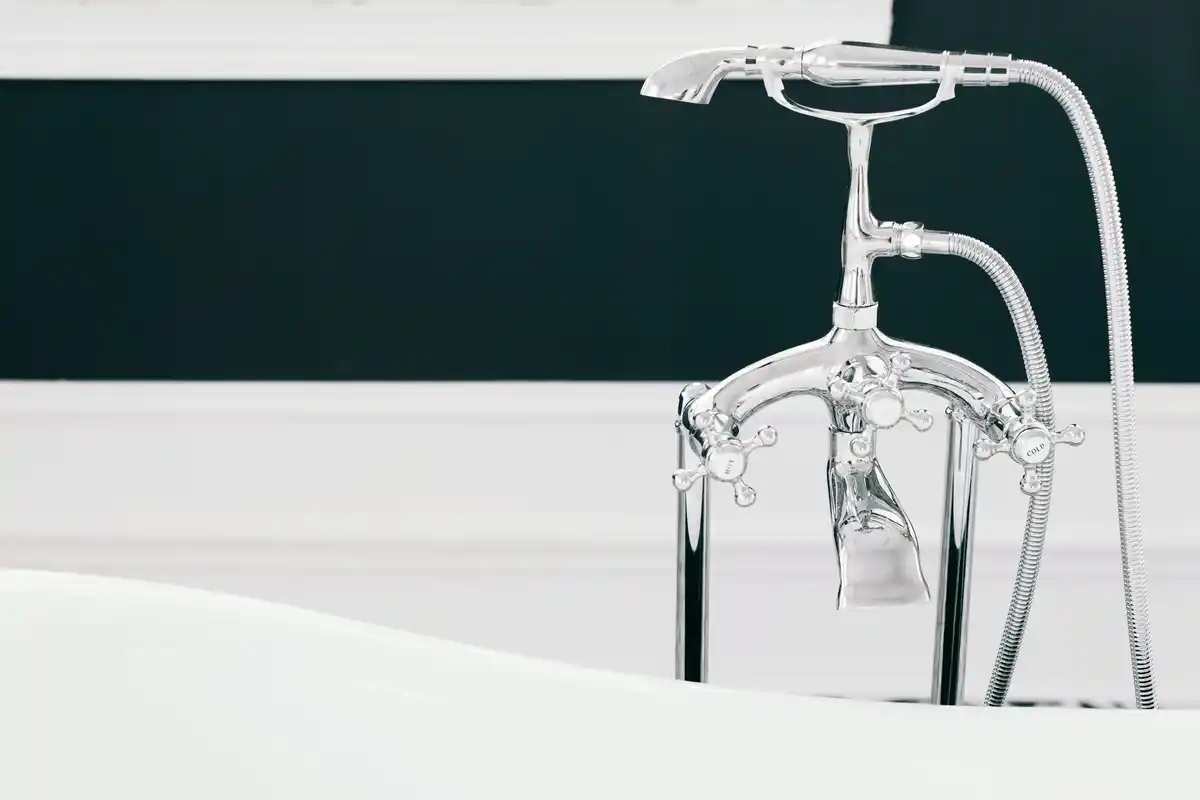 czech bathroom water tap face morning minimalism