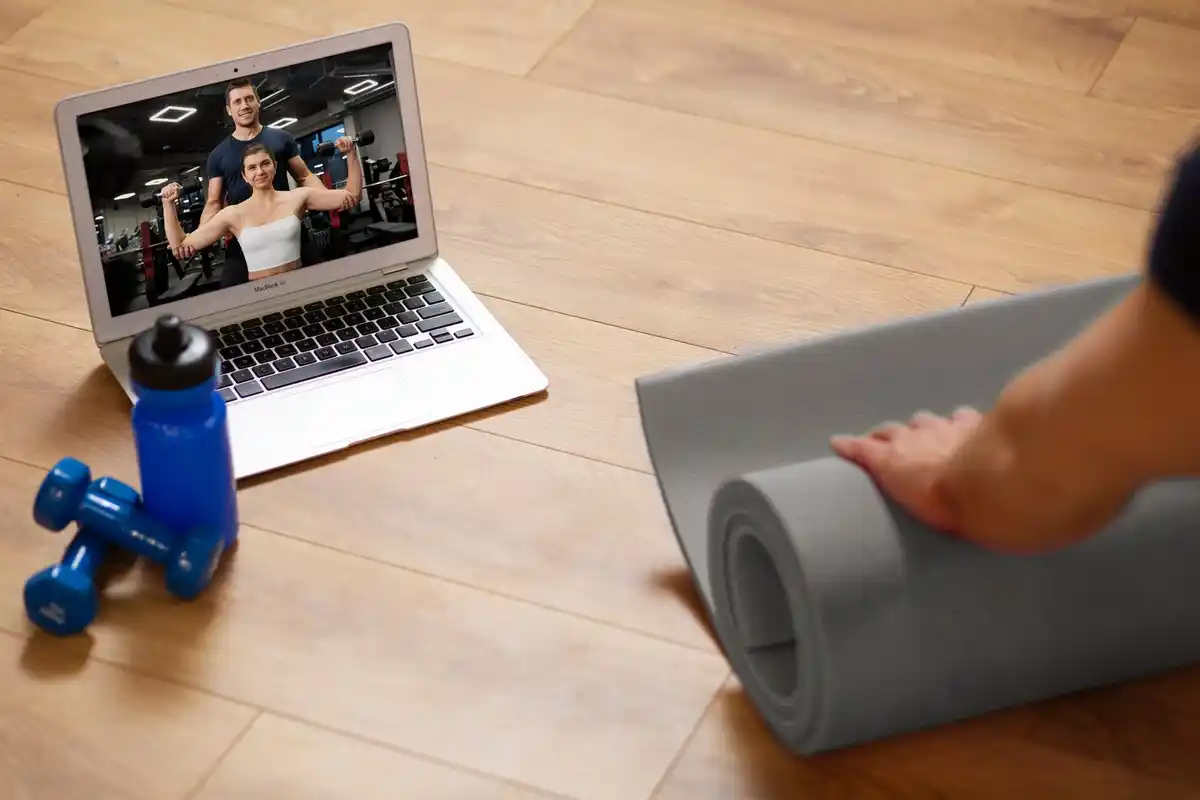 feng shui home gym dumbbells morning sunlight