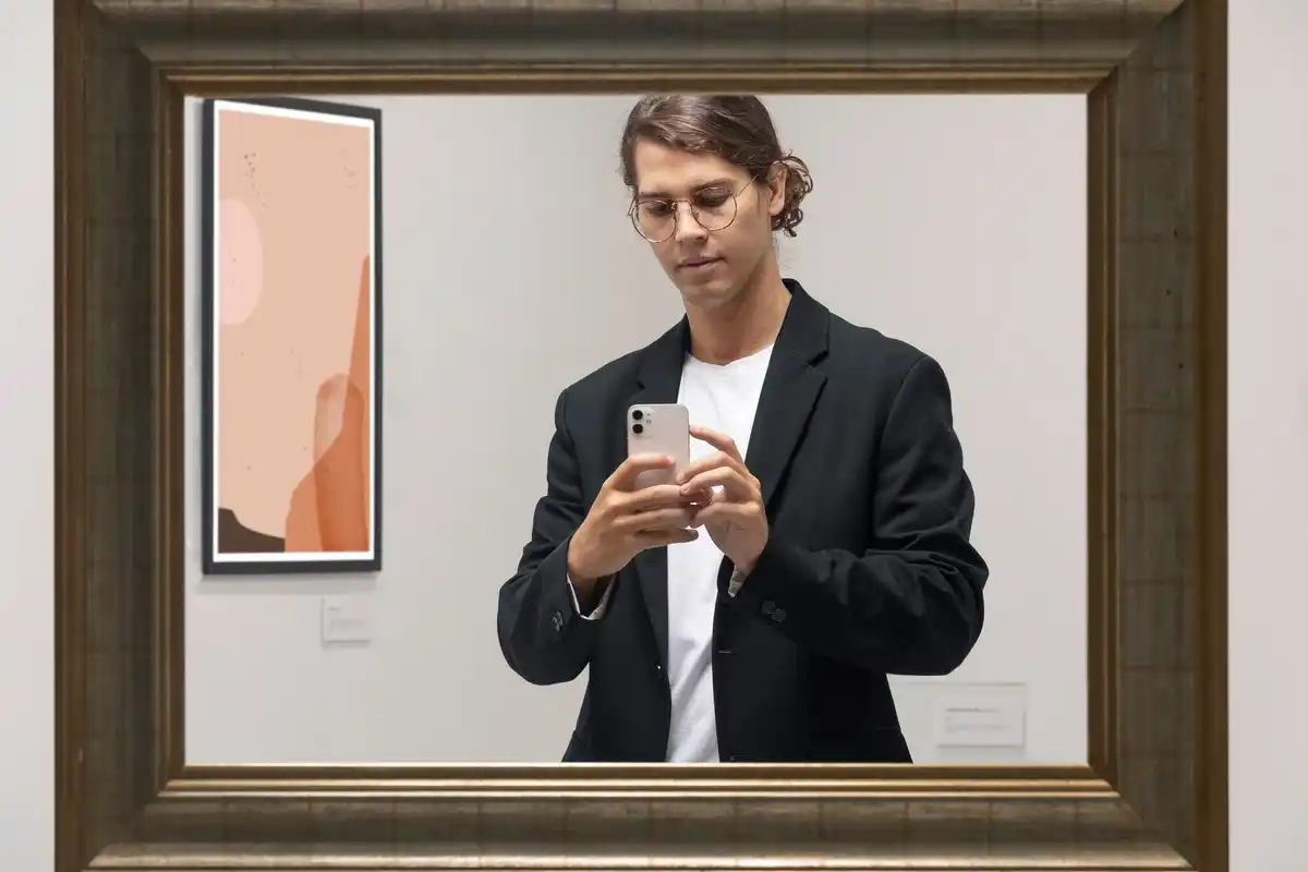smart mirror with old tablet czech home DIY