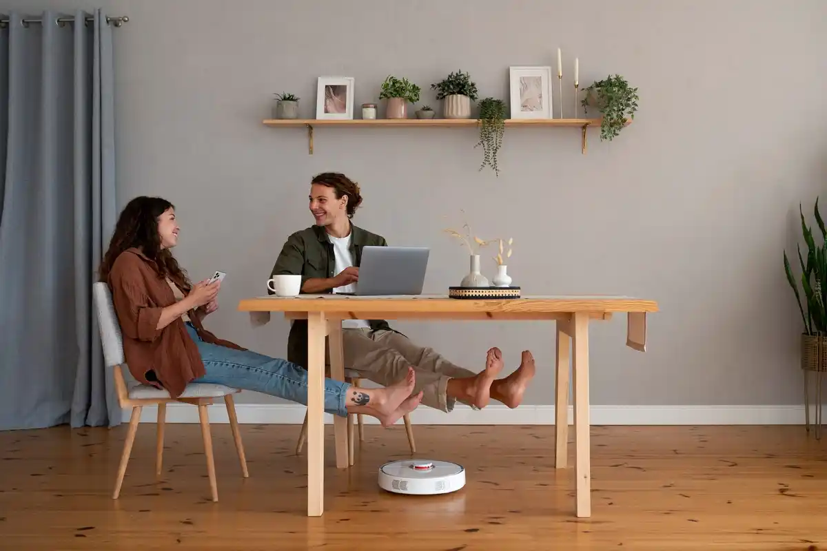wifi router signal modern interior Prague flat