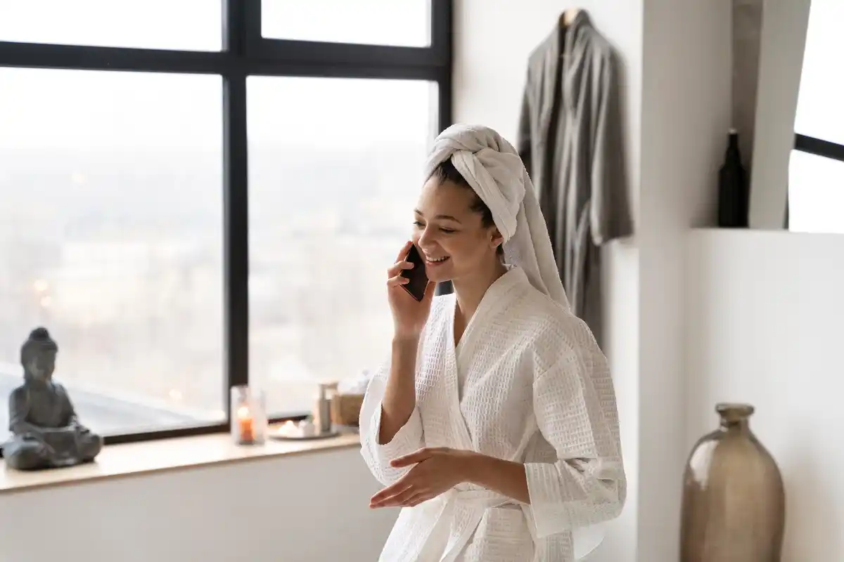 korean double cleansing skincare routine real woman bathroom