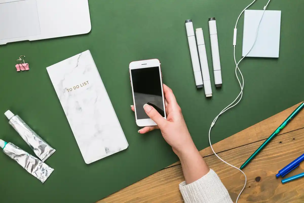 smartphone overheating on table