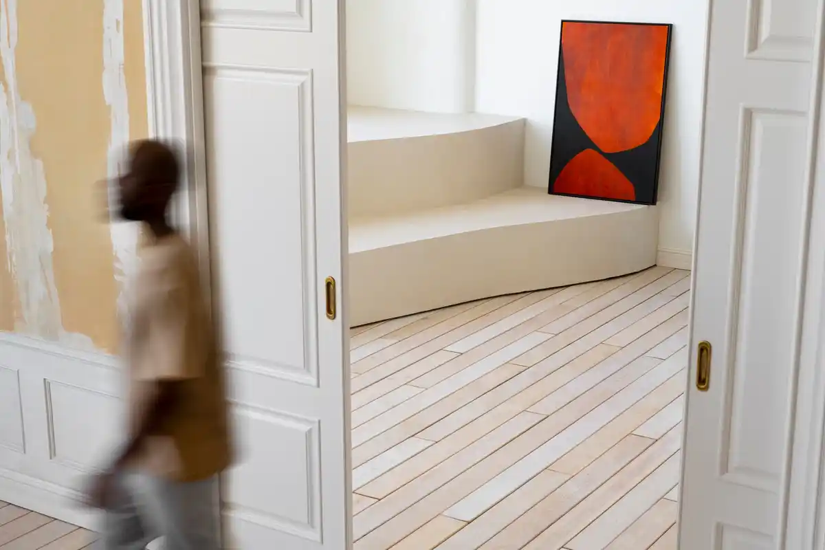 zen entryway design czech apartment