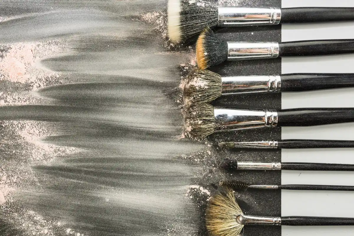 blow dryer painting on canvas modern art