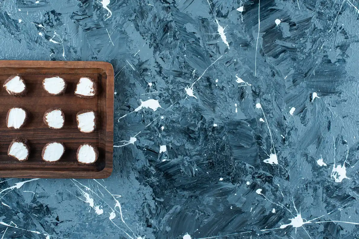 frozen paint palette in freezer Czech artist
