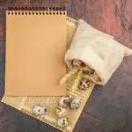 vintage czech diary reuse