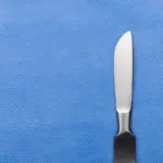 dishwasher knife wrong position closeup damage