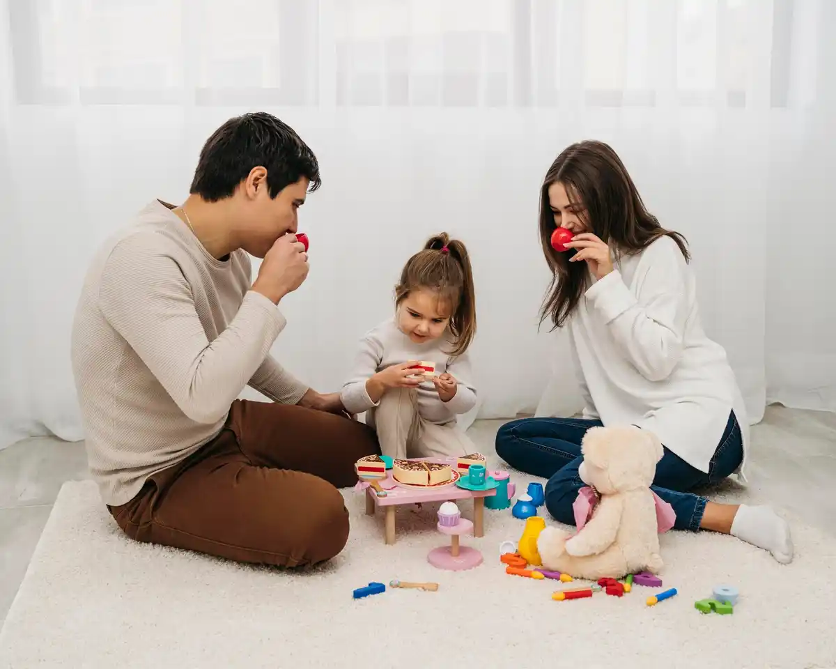 Czech parents sharing toys and clothes during inflation