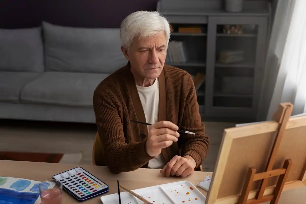 middle-aged man worried about retirement finances czech republic
