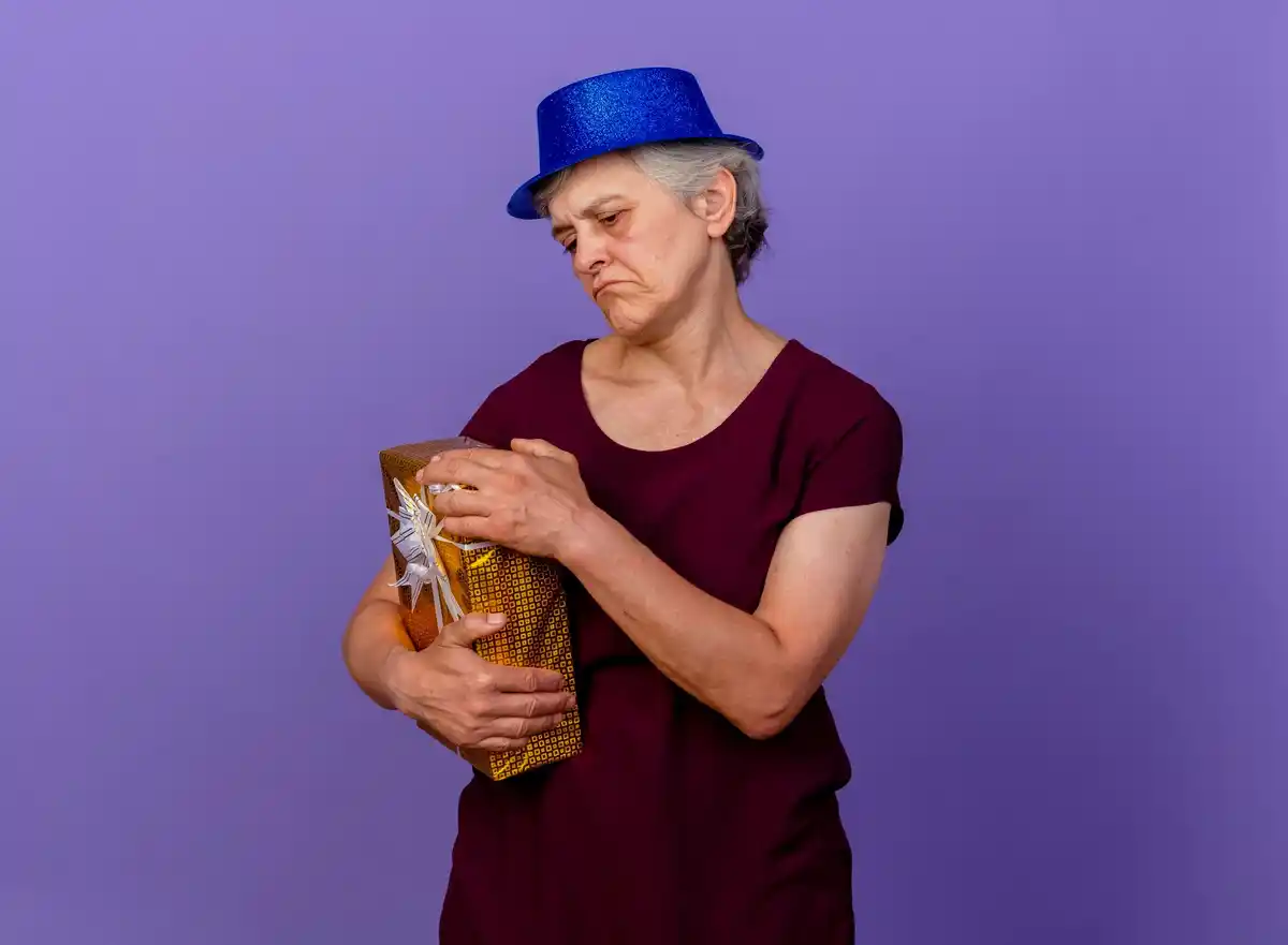 worried senior counting money coins czech supermarket