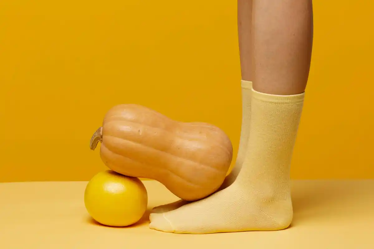 funny socks fitness at home Czech style
