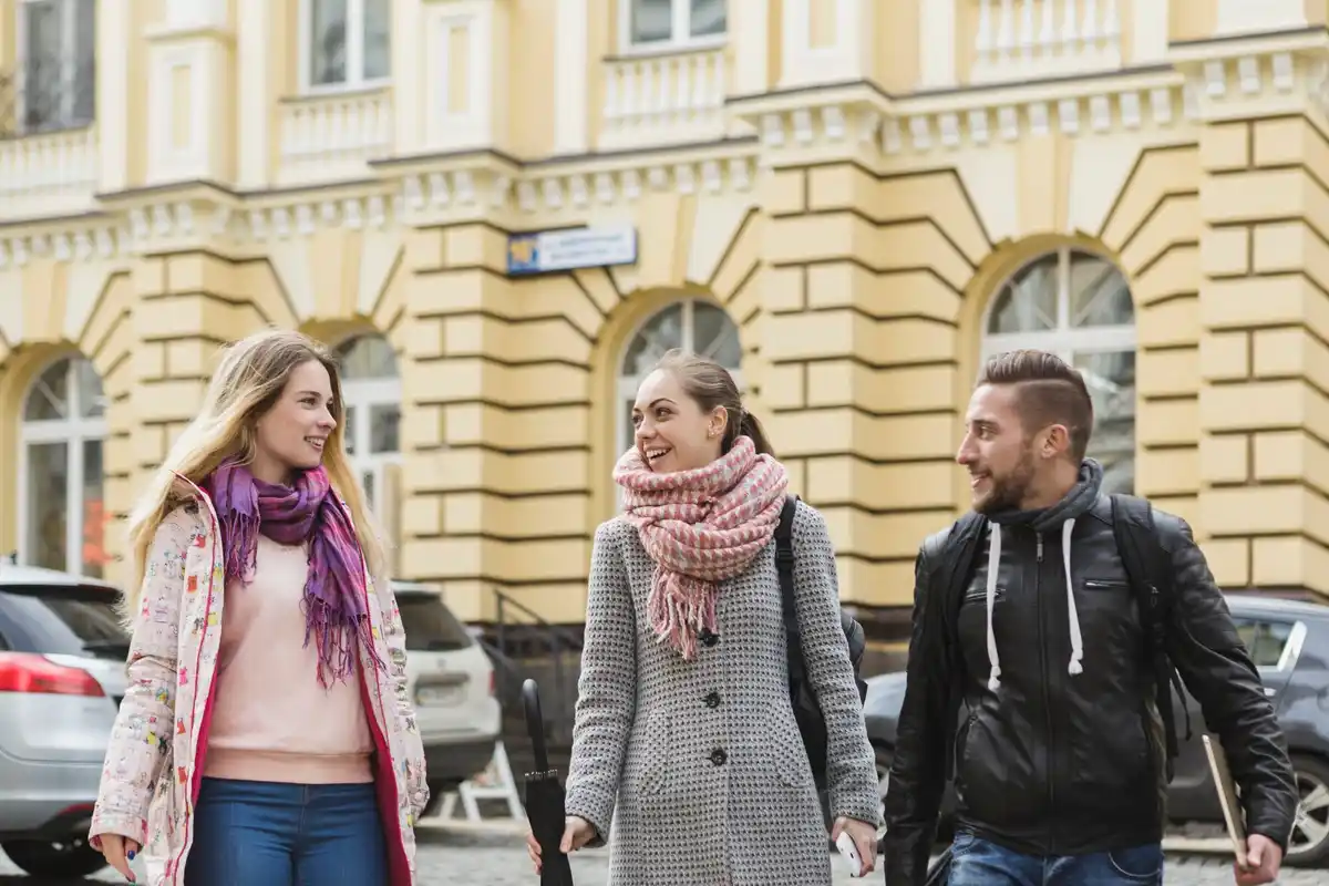 young people exploring prague on their own