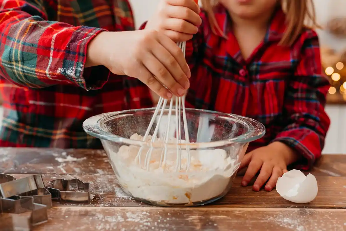 czech grandma baking dough kitchen home vibes