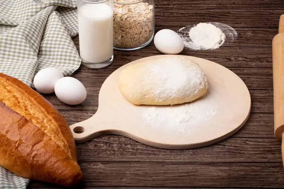 traditional czech yeast dough closeup home kitchen