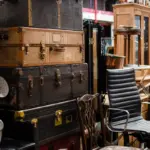 creative old suitcase storage Czech home