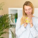 woman 50s morning lemon water real home czech