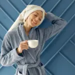 winter skincare morning routine Czech woman
