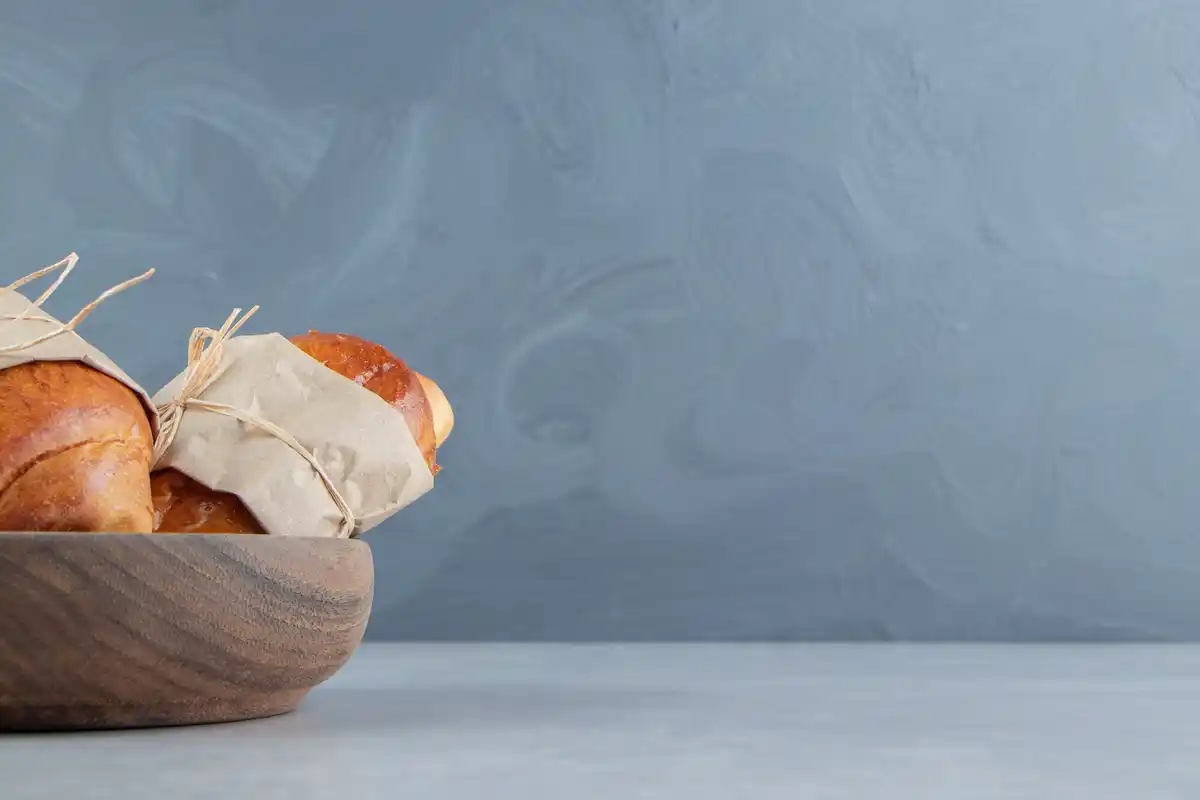 traditional Czech bread storage in kitchen
