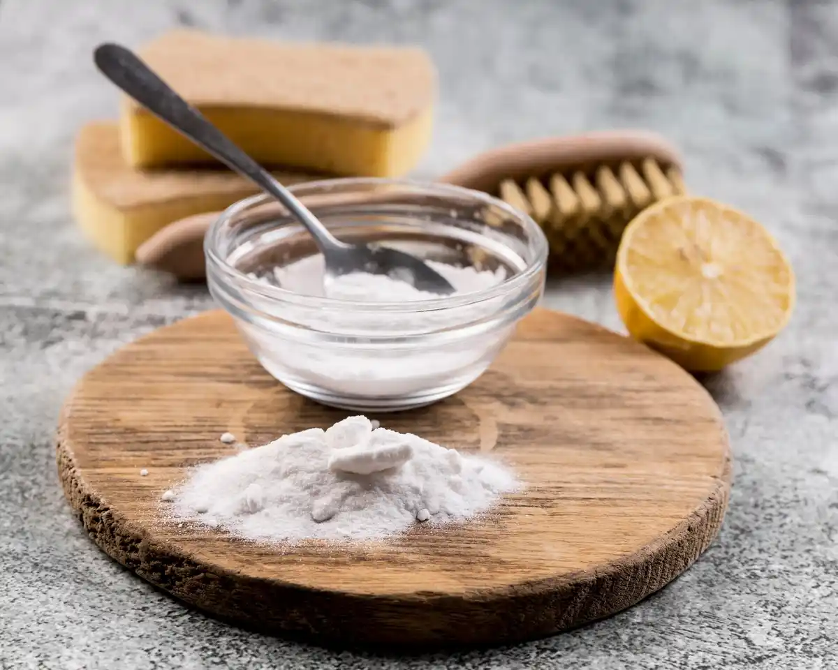 baking powder home cleaning Czech kitchen