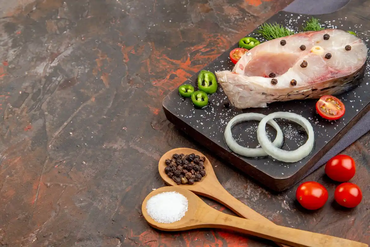 raw steak grilling salt barbecue close up