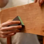 damaged wooden furniture closeup cleaning mistake Czech