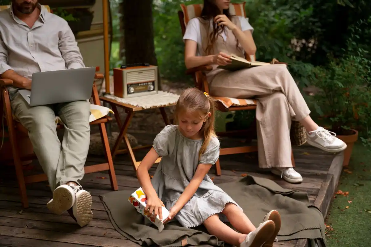 Czech family using house swap platform on vacation
