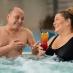 senior couple enjoying affordable spa vacation Czech Republic off season