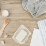 bar of soap inside sock travel hack
