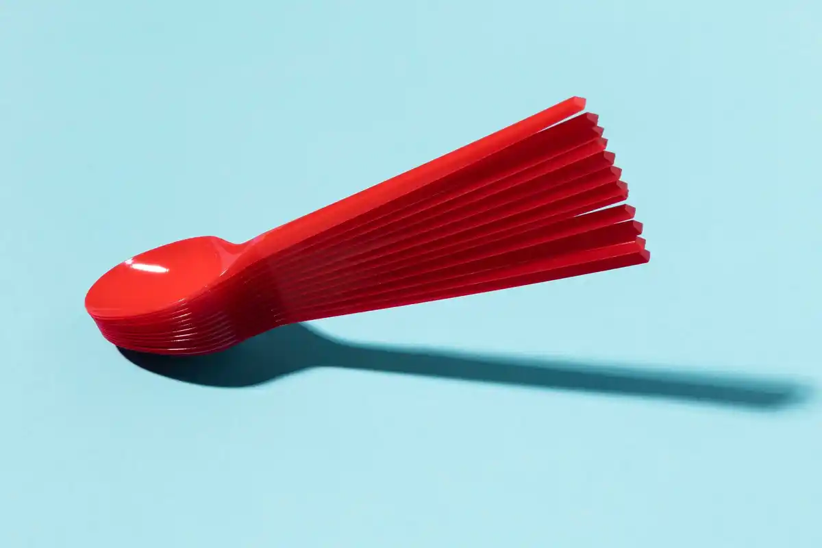silicone dish brush in modern Czech kitchen