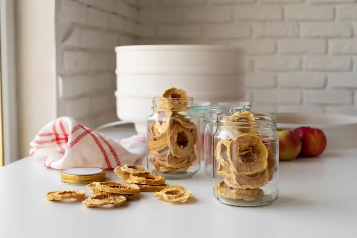 reused glass jars for energy saving czech home