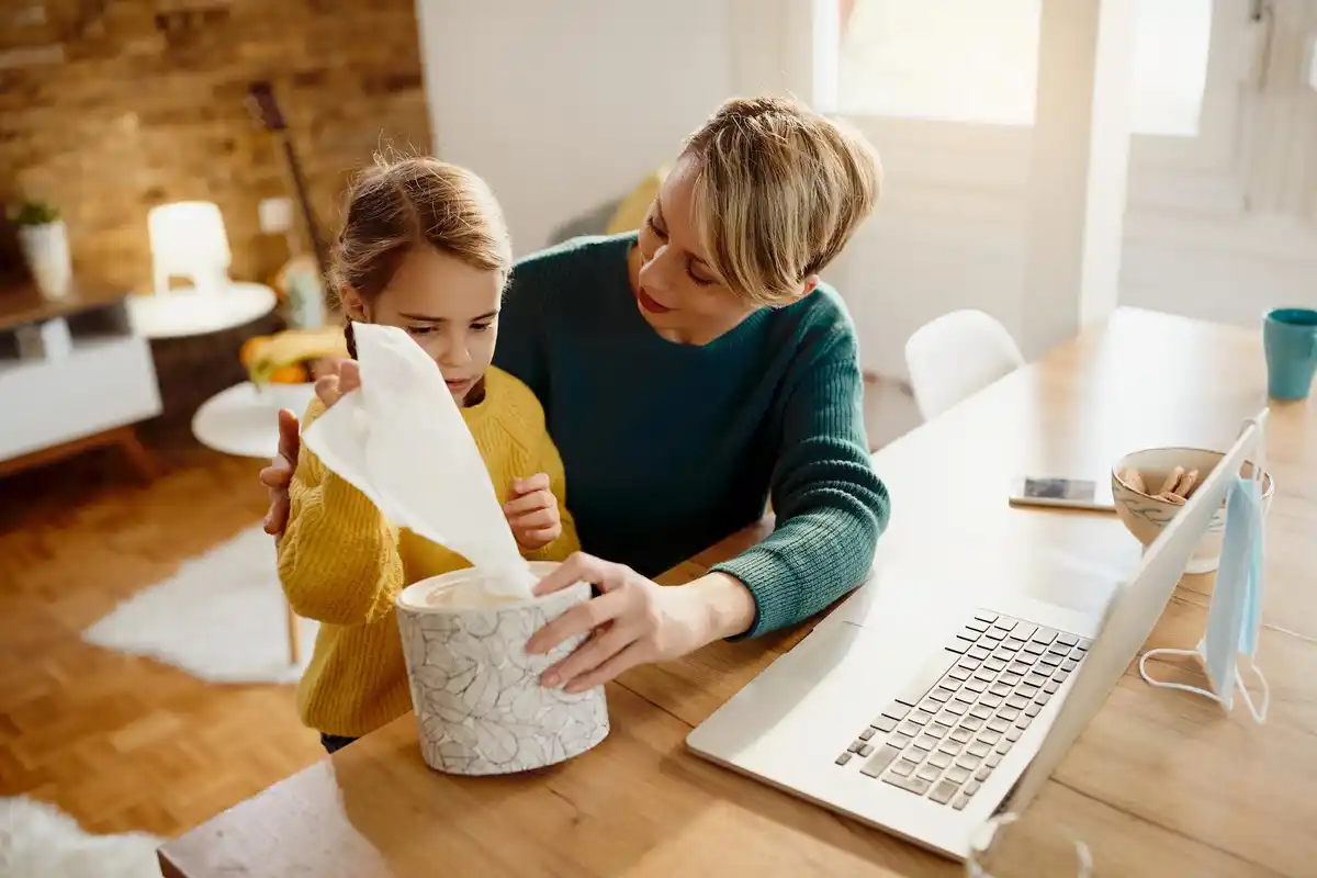 real czech family saving money envelope home kitchen