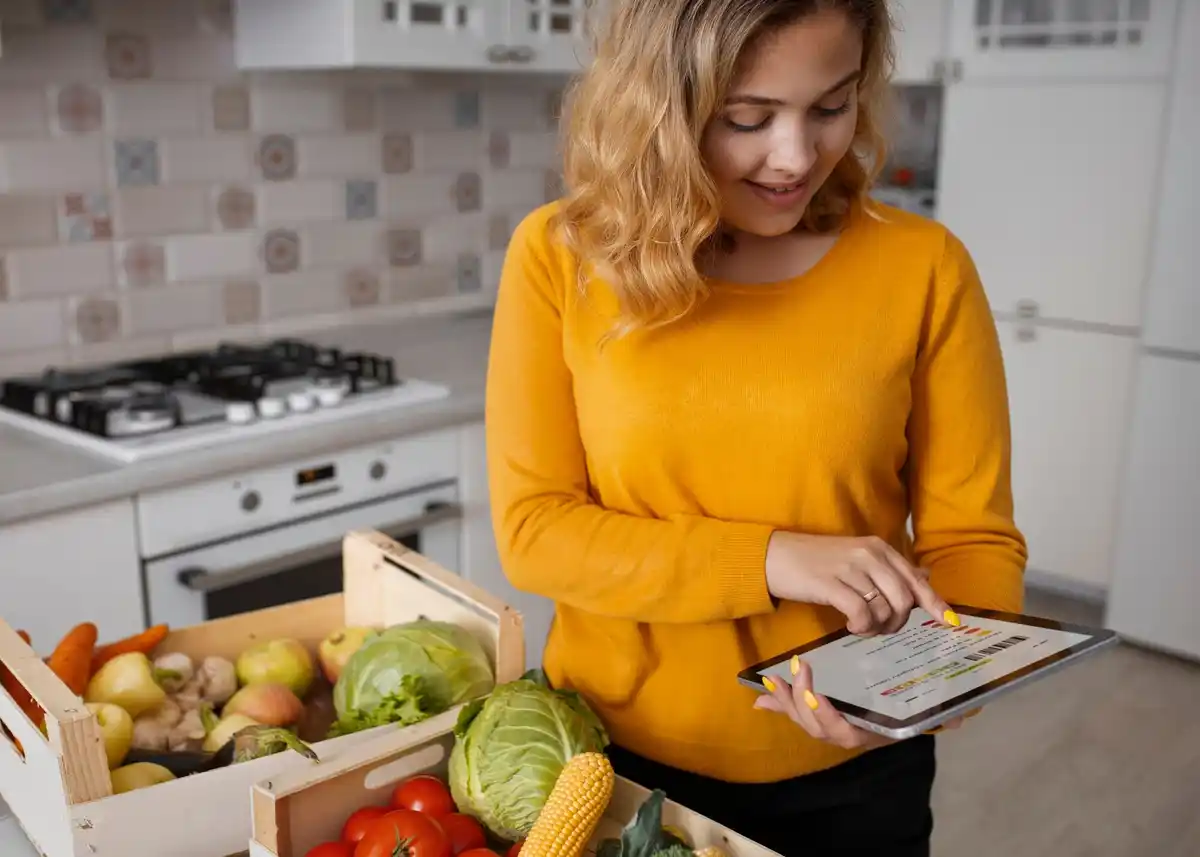 structured grocery list budget Czech supermarket