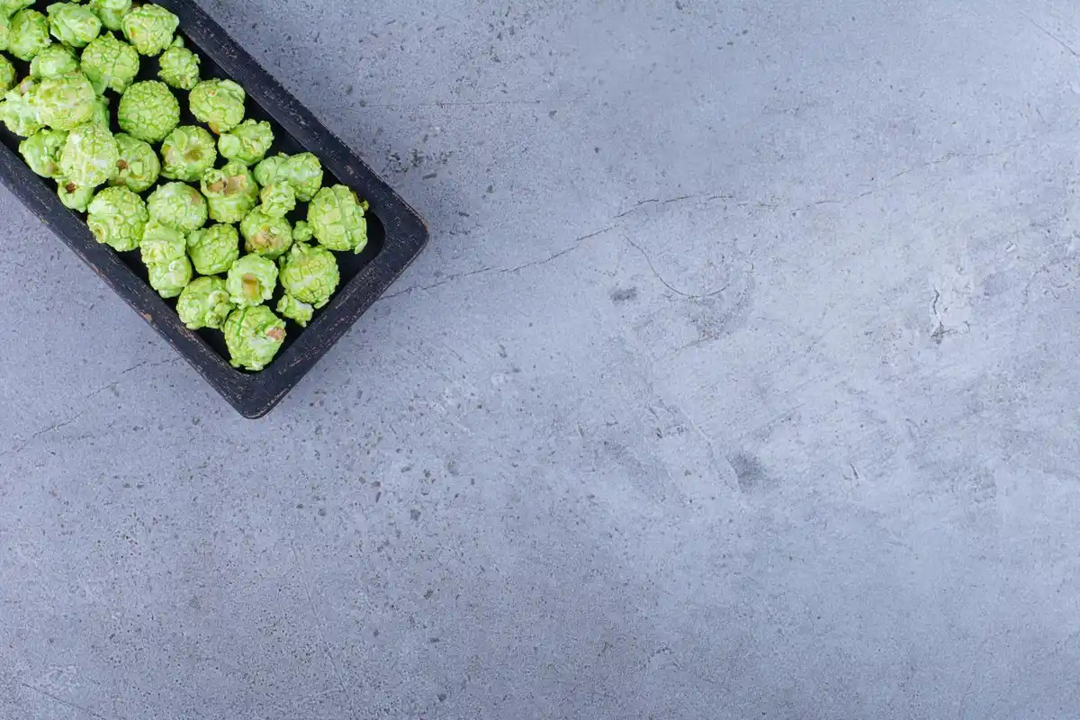 frozen celery cubes in home freezer