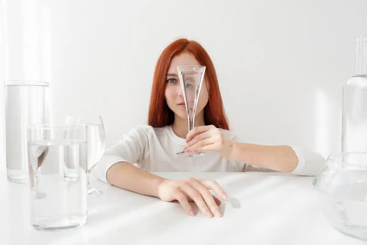 drinking water wrong glass local cz
