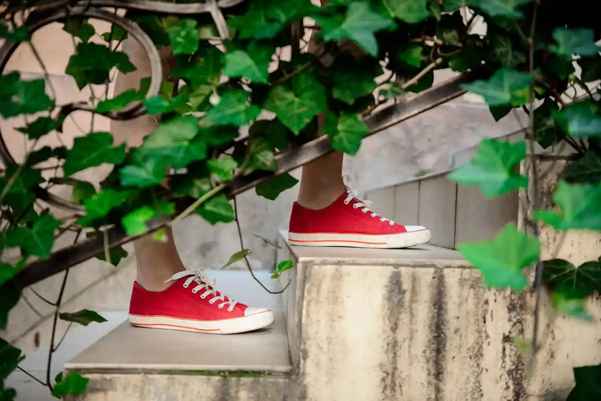 old sneakers at home reuse idea