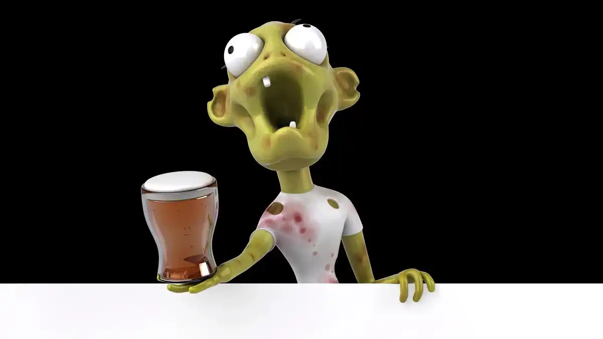damaged liver illustration unhealthy energy drinks