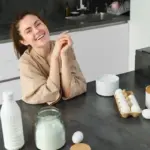 homemade facial from fridge ingredients woman.czech home
