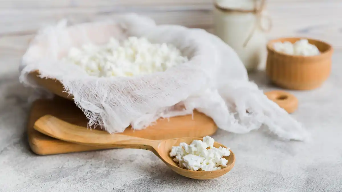 kefir face mask close up natural light