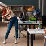 simple back pain exercise office Czech
