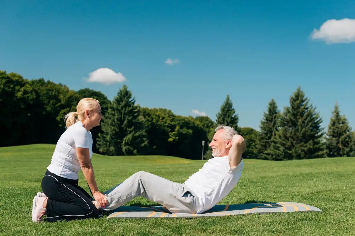 active older adults fitness czech park