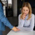 nervous handshake forgetting name social situation