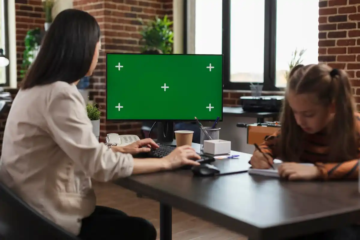 feng shui office monitor position workplace harmony